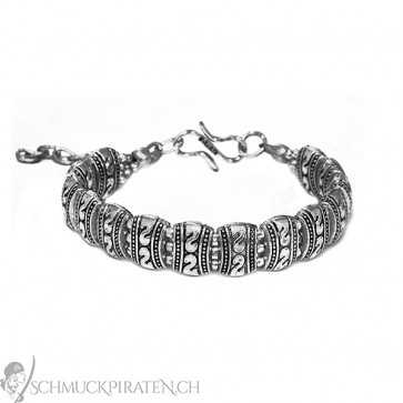Damen Armband in silber im Ethno Look
