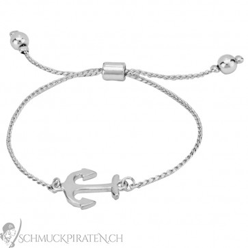 Anker Damen Armband in silber