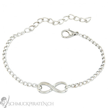 Damen Armband in silber mit Infinity Zeichen