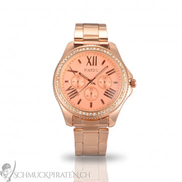 Klassische Damen Uhr in roségold - Bild 1