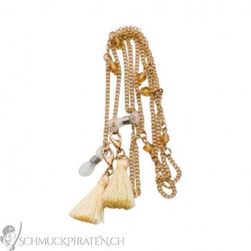 Brillenkette "Tassel" goldfarben-Bild 1