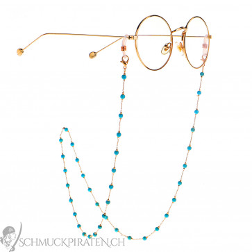 Brillenkette "Marble Dreams" goldfarben-Bild1