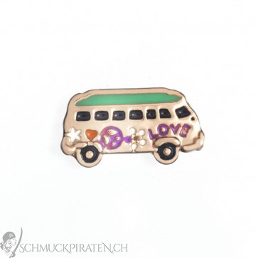 Purelei "VW-Hippie-Bus" Charm, roségold