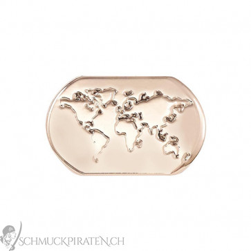 Purelei "World Map" Charm, roségold