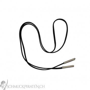 Choker Kette in schwarz und silber zum Binden
