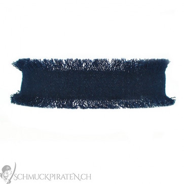 Denim Choker Kette in dunkelblau-Bild 1