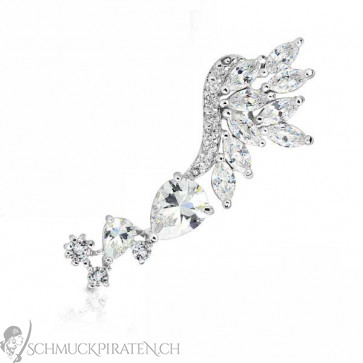 Ear Cuff Strass Glamour linkes Ohr-Bild 1