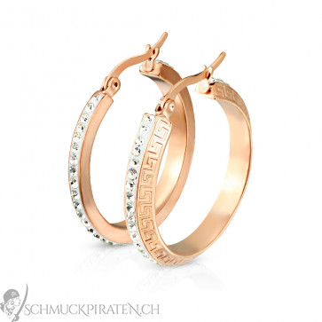 edelstahl_ohrringe_damen_strass_rosegold_mosaik_bild1