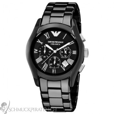 Emporio Armani Armbanduhr Valente AR1400 in schwarz-Bild 1