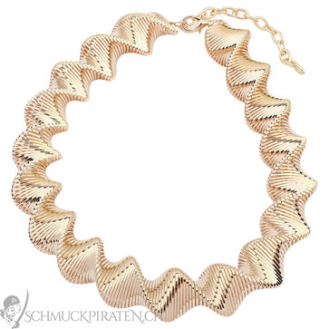 Damen Halskette in gold - Modeschmuck-Bild 1