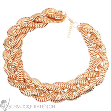 Halskette für Damen in gold-Glamour-Bild 1