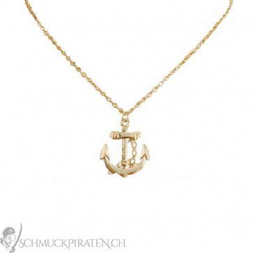 Halskette Anker in gold-Bild 1