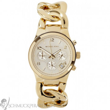 Michael Kors MK3131 Armbanduhr für Damen mit Chronograph in gold-Bild 1