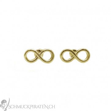 Infinity Ohrstecker in gold