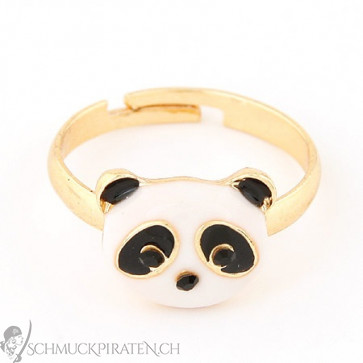 Damen Ring in gold mit Panda-One Size-Bild 1