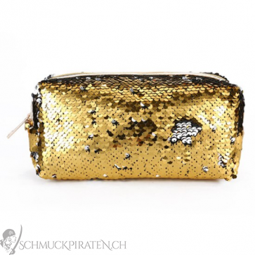  Kosmetiktasche Make-Up Tasche "Mermaid" gold-Bild 1