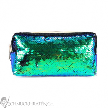  Kosmetiktasche Make-Up Tasche "Mermaid" grün-Bild 1