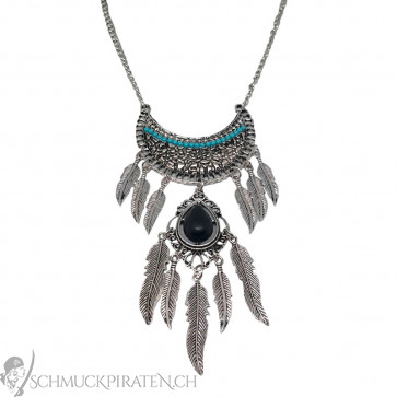 Schmuckset "Silver Boho" mit Kette und Ohrringen -Bild1