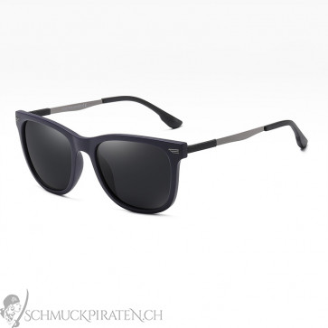Sonnenbrille für Herren blau/silber mit schwarz getönten Gläsern-Bild1