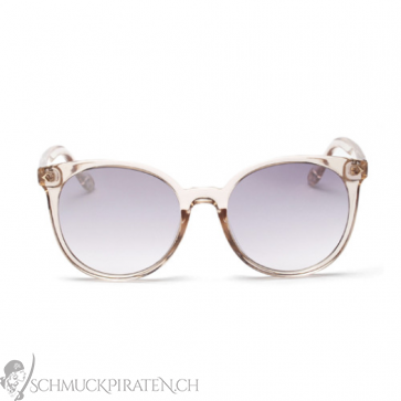 Sonnenbrille für Damen champagnerfarben mit violett getönten Gläsern-Bild1
