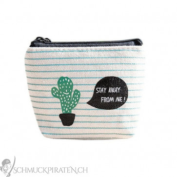 Mini Portemonnaie mit Kaktus Print