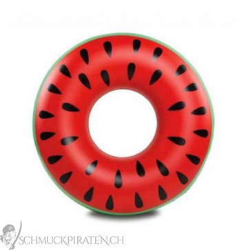 Aufblasbarer XXL Wassermelonen Schwimmring -Bild 1