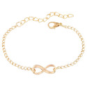 Armband für Damen "Infinity" goldfarben 