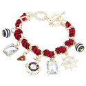 Charm Armband "Matrose" in gold und rot