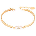 Armband für Damen "Beautiful Bow" in gold mit Strass