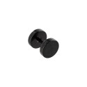 8 mm Fake Plugs 2er Set in schwarz 