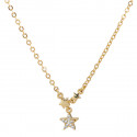 Halskette für Damen Sterne goldfarben