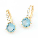 Ohrringe für Damen "Heaven" goldfarben und blau