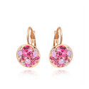 Ohrringe für Damen "Pink Glamour" in roségold und rosa