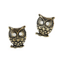 Ohrringe für Damen "Little Owl" in altgold im Vintage Look