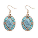 Ohrringe für Damen "Blaues Orakel" goldfarben und blau