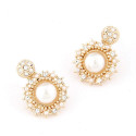 Ohrringe für Damen "Pearls" goldfarben