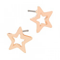 Ohrringe für Damen Sterne roséfarben