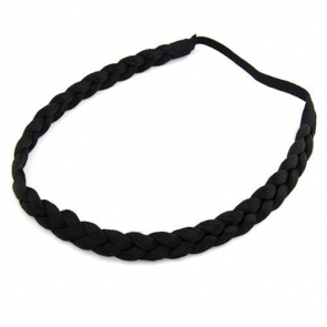 Haarband für Damen "Flechtfrisur" in schwarz