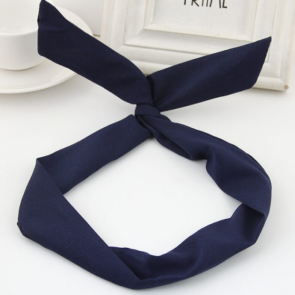 Haarband für Damen "Rabbit" Navy Blau