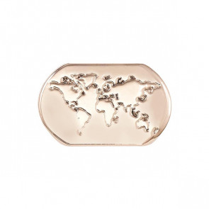 Purelei "World Map" Charm, roségold