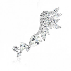 Ear Cuff Strass Glamour linkes Ohr-Bild 1