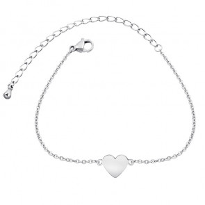 Edelstahl Damen Armband "Love" silberfarben