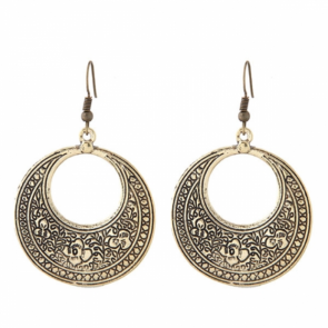 Damen Ohrringe im Altgold Vintage Look orientalisch