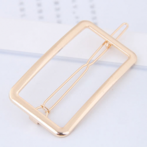 Haarklammer für Damen "Rectangle" goldfarben