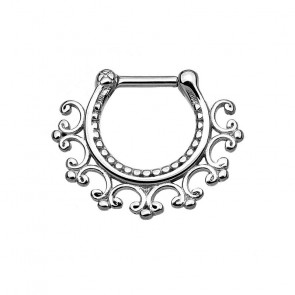Nasenring - Septum in silber aus Chirurgenstahl