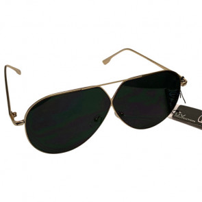 Sonnenbrille "Pilot" silberfarben mit schwarz/grau getönten Gläsern