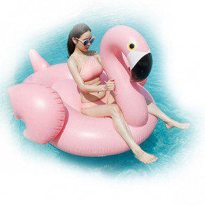 Aufblasbarer Riesenflamingo - 150 x 130 x 86 cm-Bild1