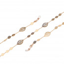 Brillenkette "Leafes" goldfarben-Bild2