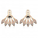Ear Jackets in roségold mit hellen Steinen-Bild 1