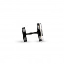 Fake Plugs in schwarz mit silbernem Stern-Bild 3